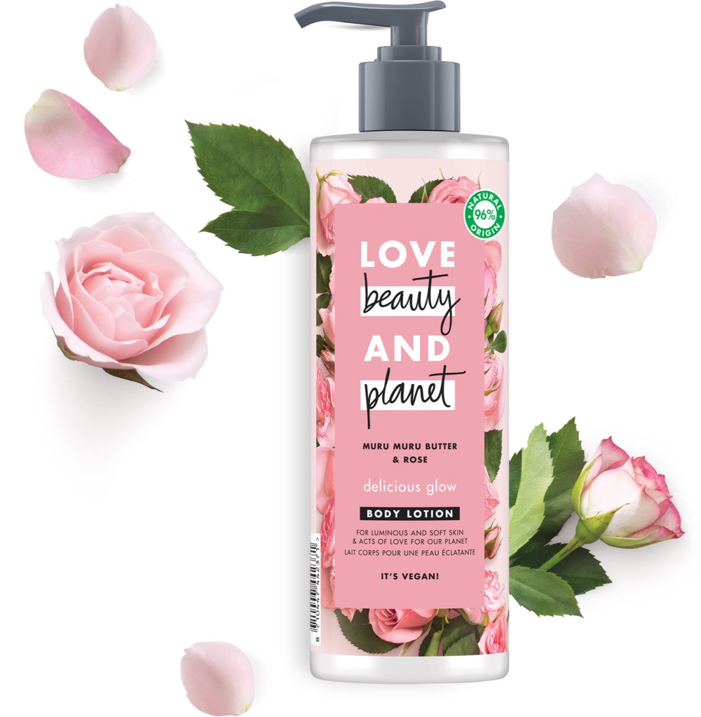 Love Beauty & Planet Delicious Glow - увлажняющее молочко для тела /   400  ml  / GTIN 8717163759967
