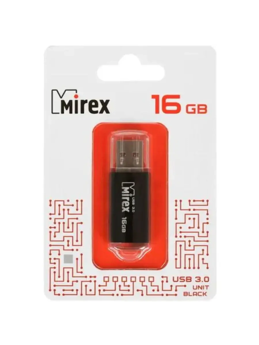 Память USB Flash 16 ГБ Unit 13600-FM3UBK16 BLACK