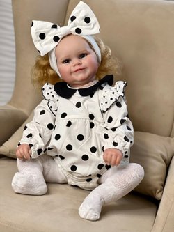 Кукла Реборн мягконабивная 60см в пакете (FA-161A1)