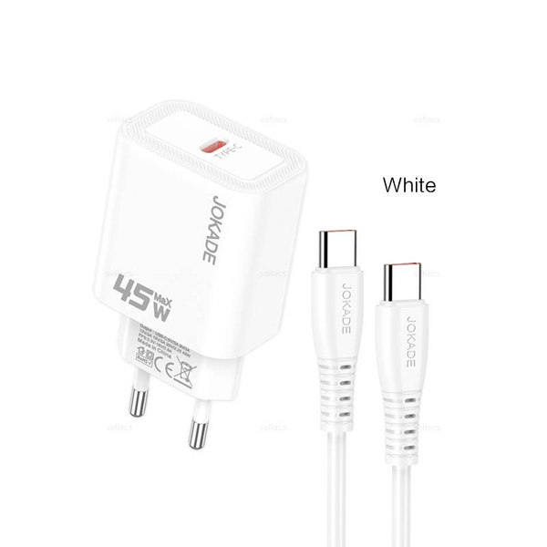 JOKADE JB0137, Зарядное устройство PD45W на устройства Type-C