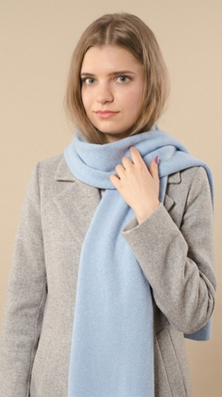 Шарф Ш402-04 голубой