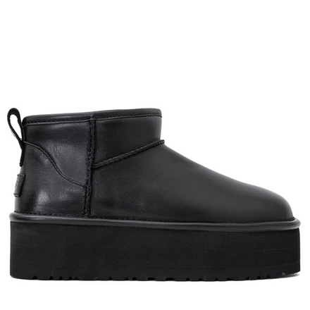 Ugg Classic Ultra Mini Platform Leather Black