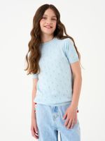 Джемпер для девочки 1384 голубой