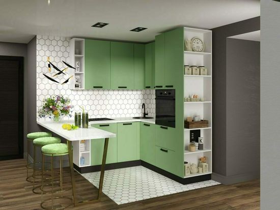 вариант компоновки модульная кухня ОСЛО