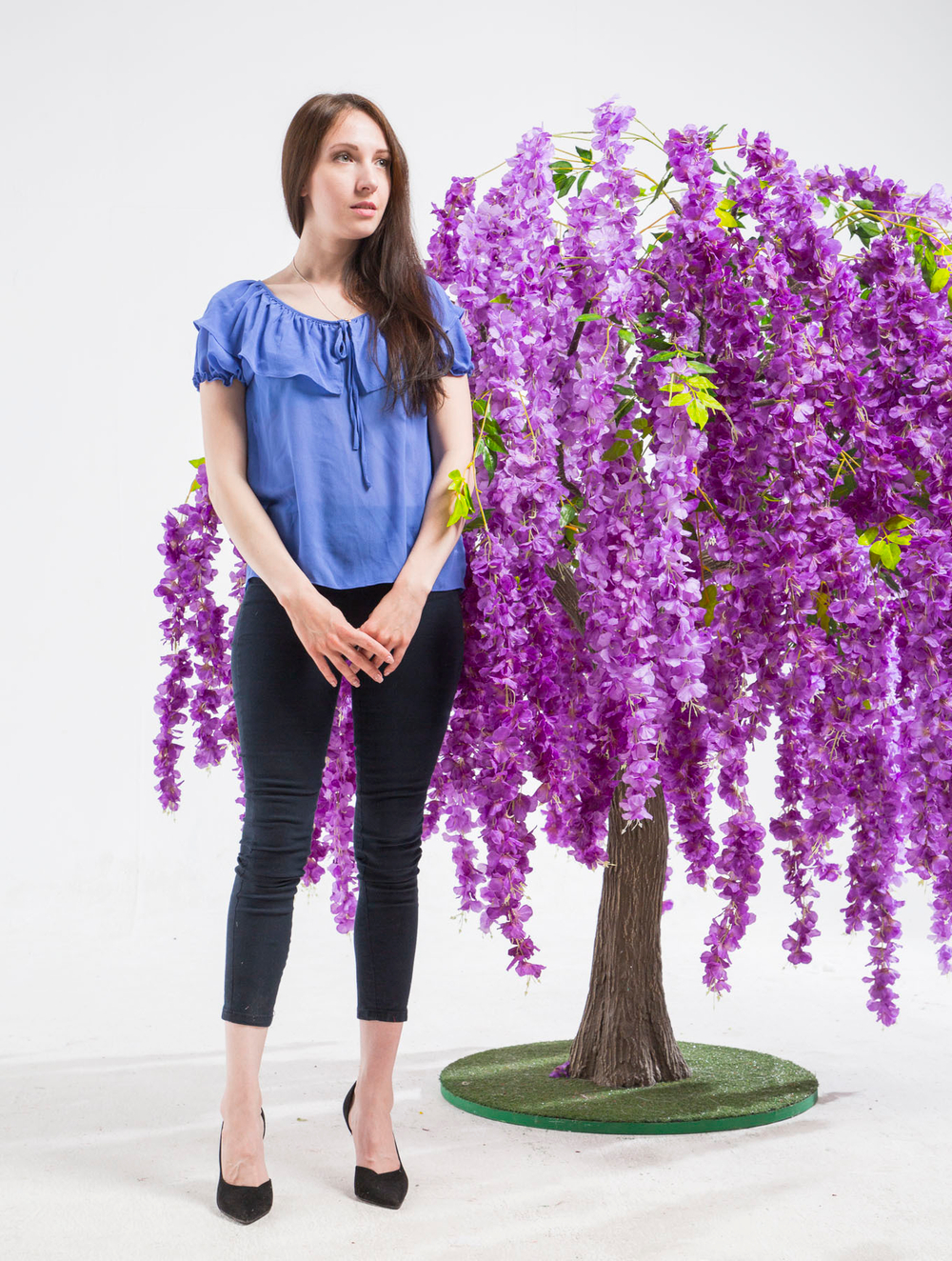 Искусственное дерево "Вистерия Фиолетовая LUXE " 1,7 м