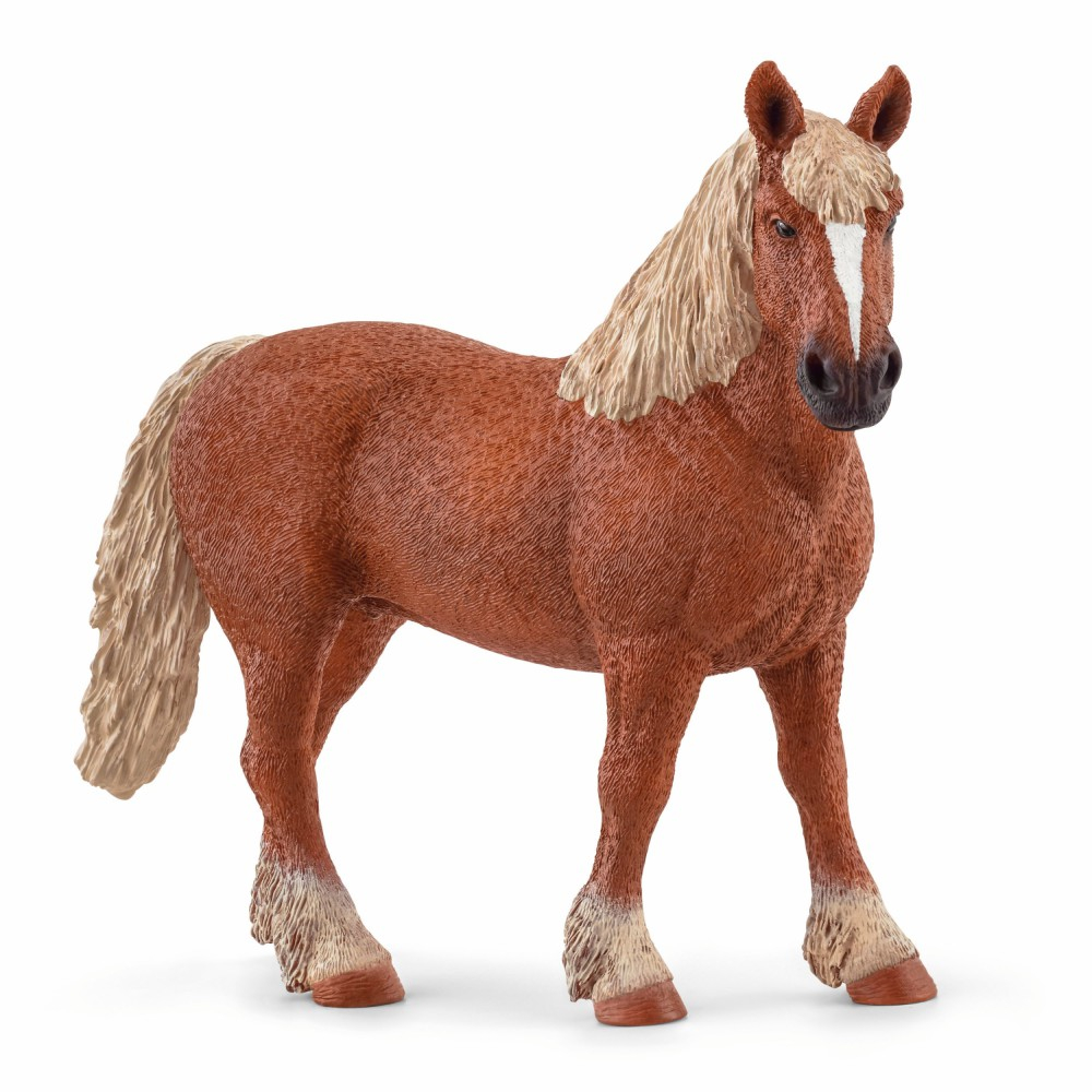 Schleich S 13941 — Фигурка бельгийской тяжелоупряжной кобылы — фото 1