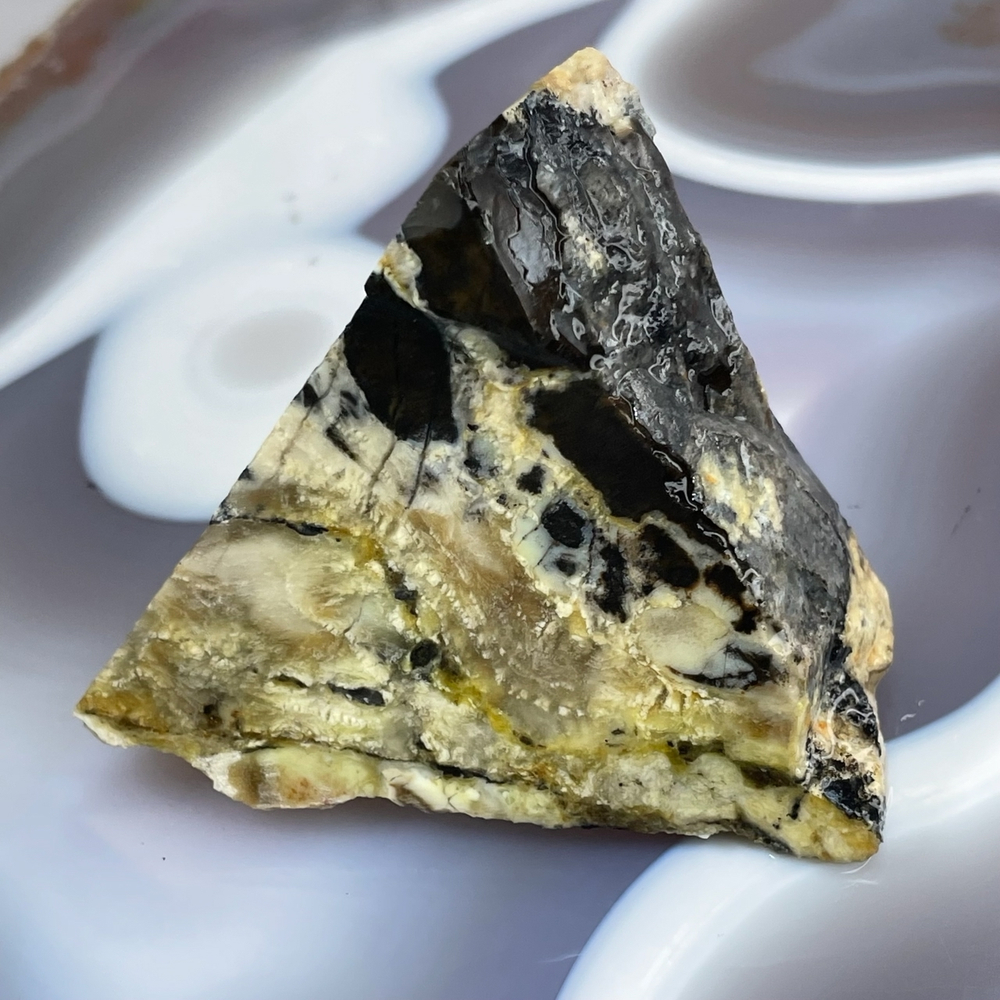 52886  Агат Срез 62мм