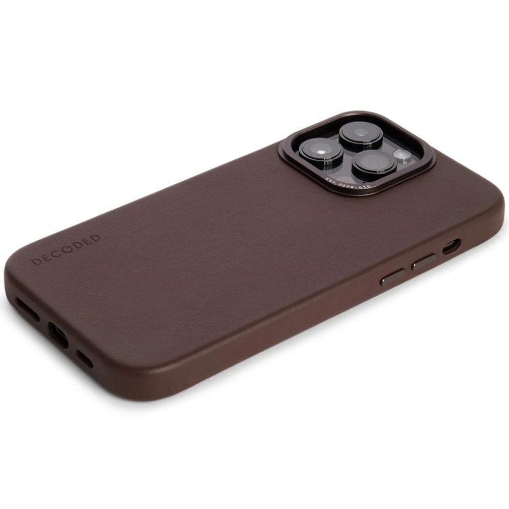 Кожаный чехол с поддержкой MagSafe Decoded Leather Back Cover для iPhone 14 Pro Чехол из натуральной анилиновой кожи ECCO
