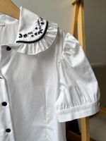 Новая хлопковая блузка Treapi, 140