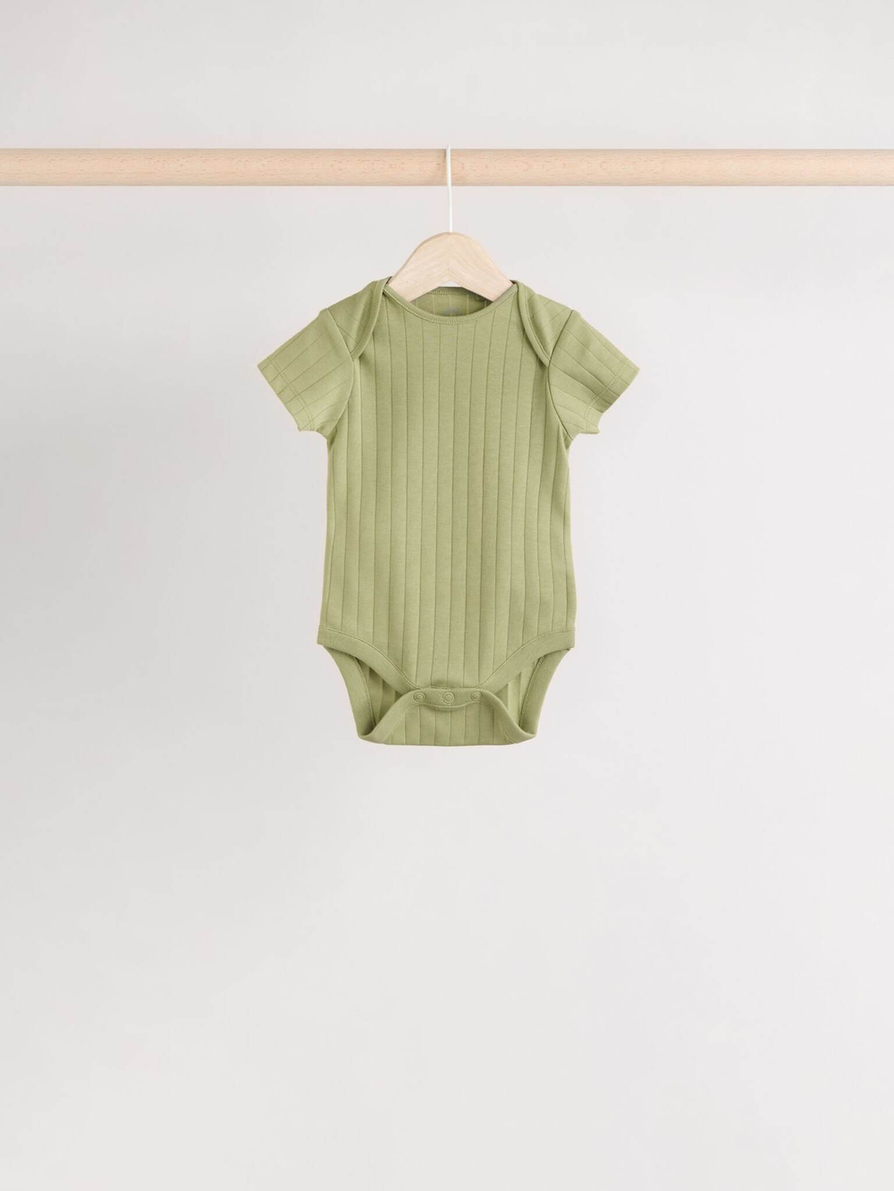 Боди с коротким рукавом для малышей Next E19-797, 5 шт., Бежевый, Светло-желтый, Хаки, Голубой