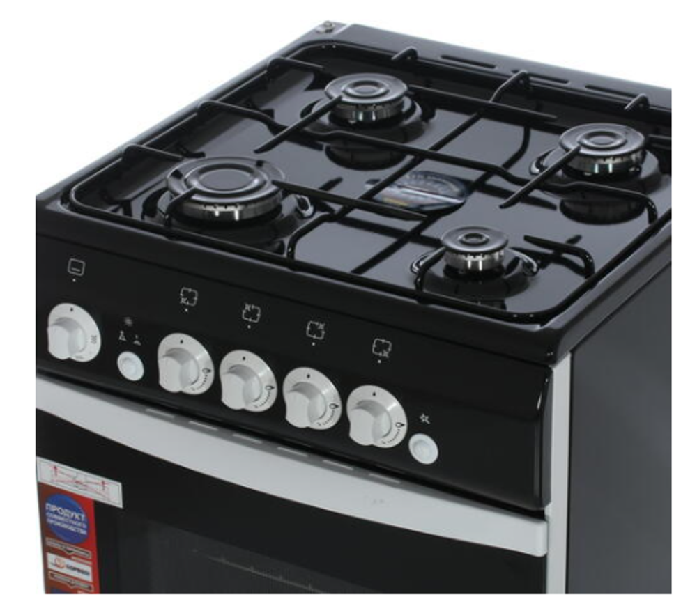 Плита газовая DE LUXE 5040.36г (Щ) черн