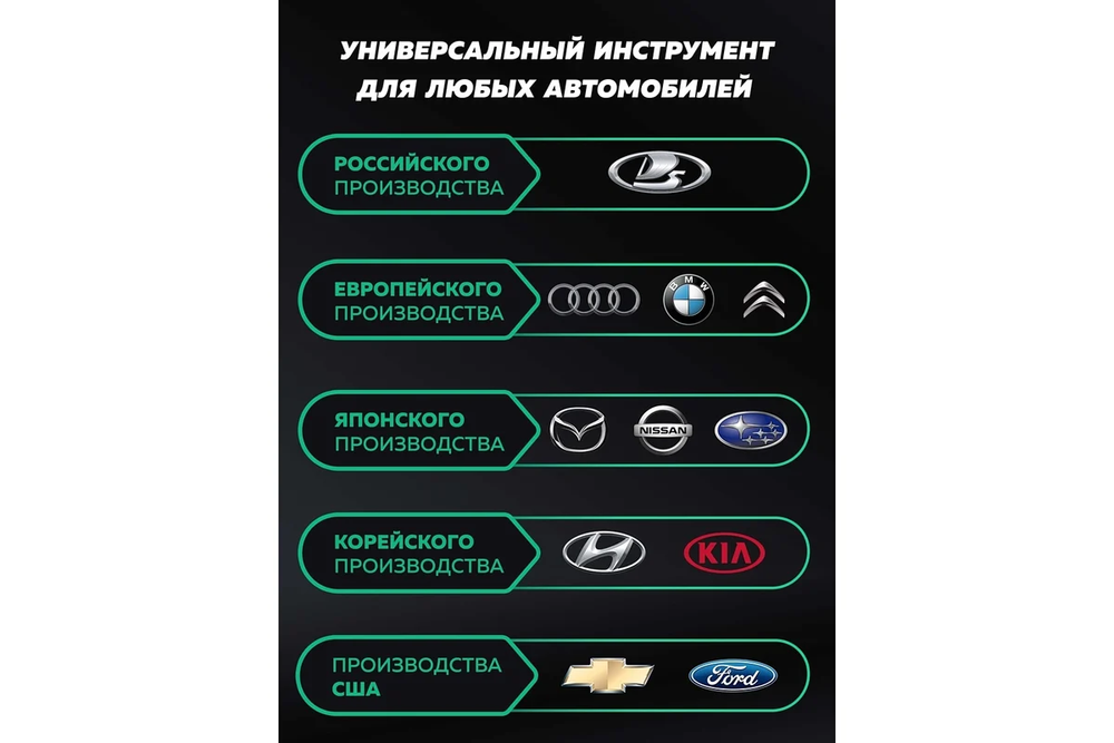 Набор инструмента RF-41282-5 1/2"&1/4"DR с 6-гранными головками 128пр. ROCKFORCE
