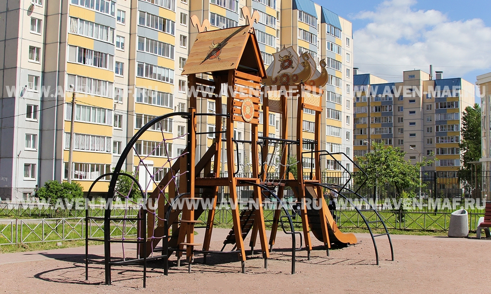 Игровой танцующий городок Викинг