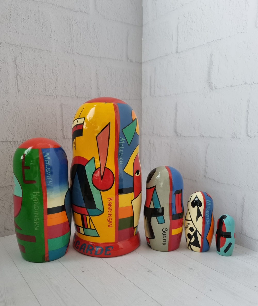 Матрёшка 5м 18см Кандинский-Малевич