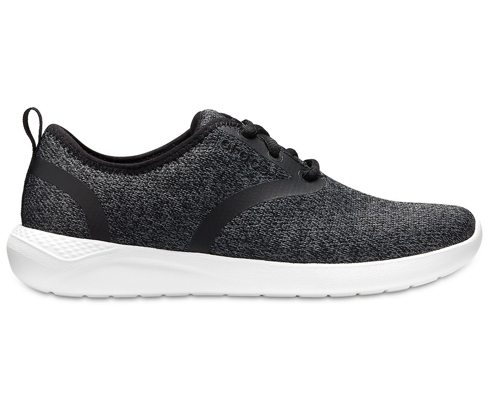 Кроссовки Crocs Women's LiteRide Lace Черные