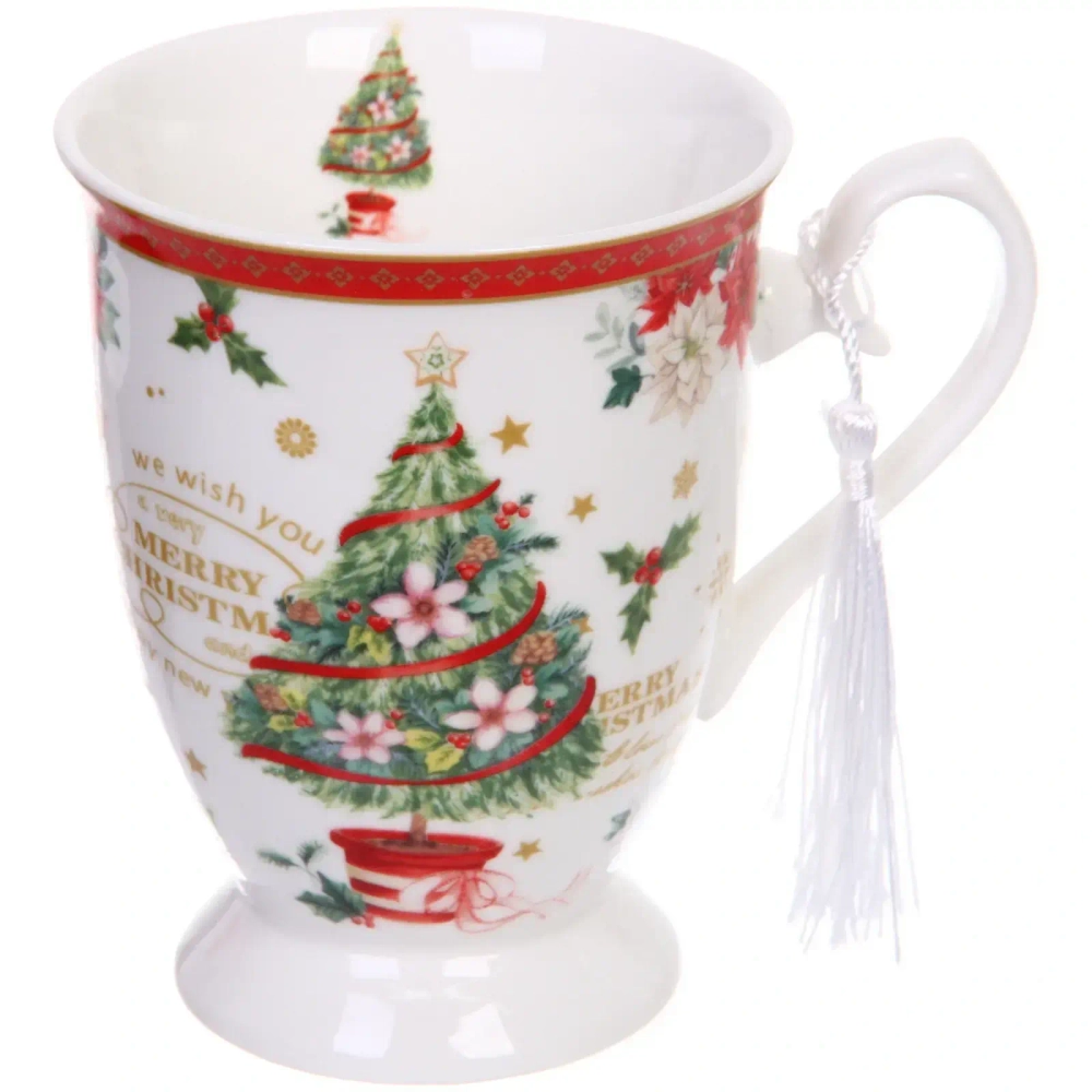 Кружка керамическая 300мл «Ёлочка» в подарочной коробке