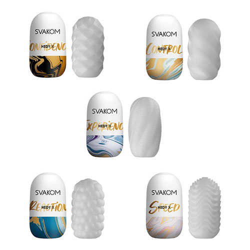 Набор из 5 мини-мастурбаторов с разной формой Svakom Hedy X5 Mixed SL42A