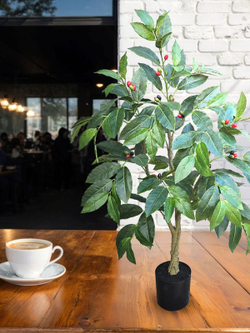 Кофейное дерево искусственное 95см в горшке