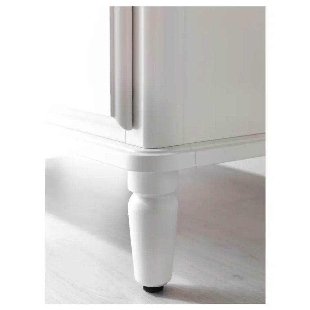 Комод с 4 ящиками - IKEA TYSSEDAL/ТИССЕДАЛЬ ИКЕА, 54х76х87 см, белый