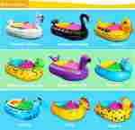 Электрическая бамперная лодка «Курочка» на пульте