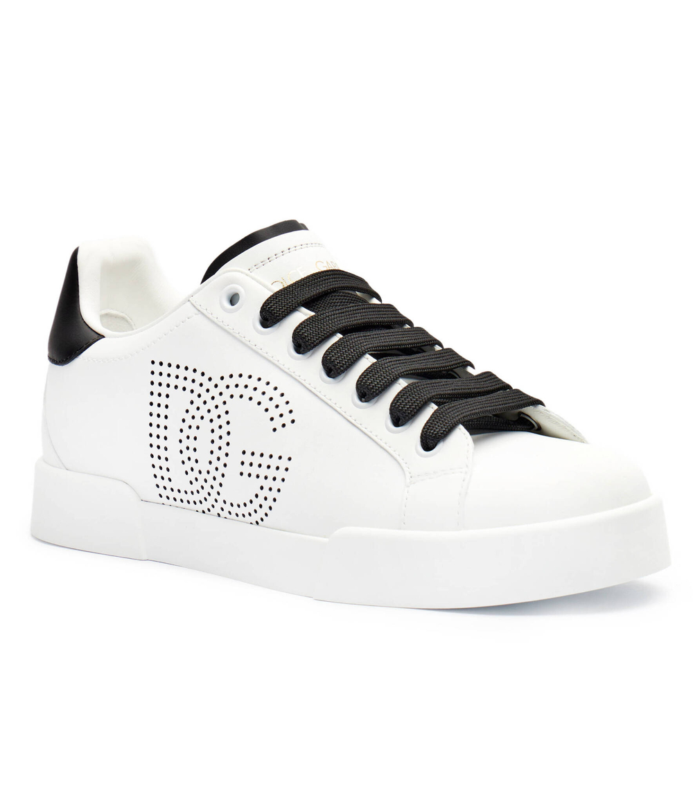 Кожаные кроссовки Dolce & Gabbana - белый(CK2277 AV066)