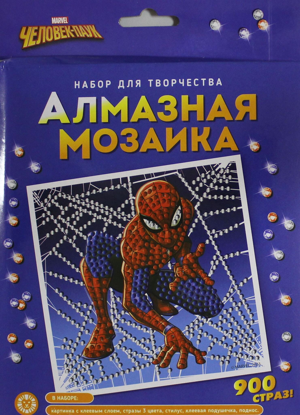 Набор для творчества. Алмазная мозаика. Человек-Паук
