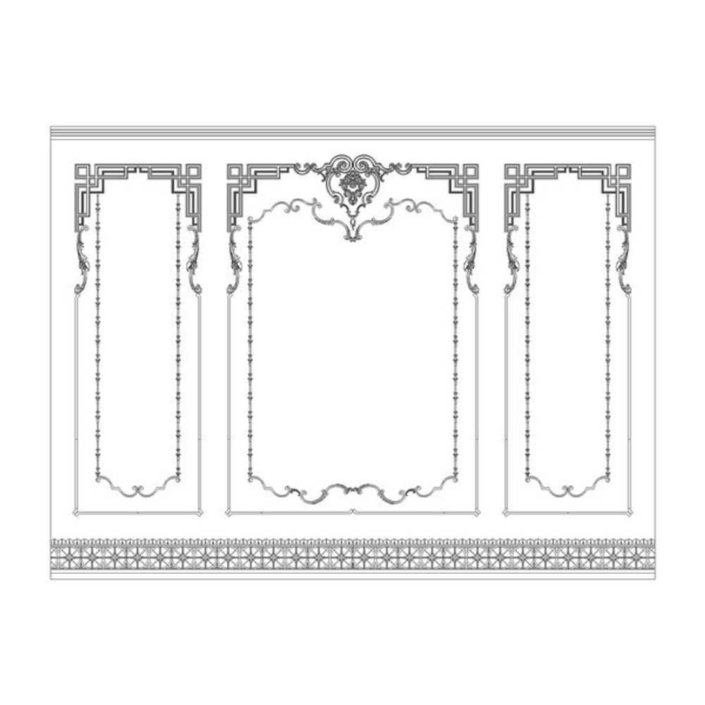 Стена RODECOR Пагода Ф2 77032CN (3000*4000)