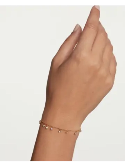 Браслет Bliss cеребро 925 пробы покрытое золотом