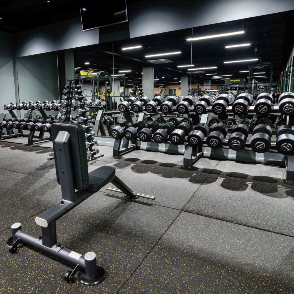 Гантельный ряд профессиональный (шаг 2,5 кг, 10 пар) PROFI-FIT 2,5-25 кг