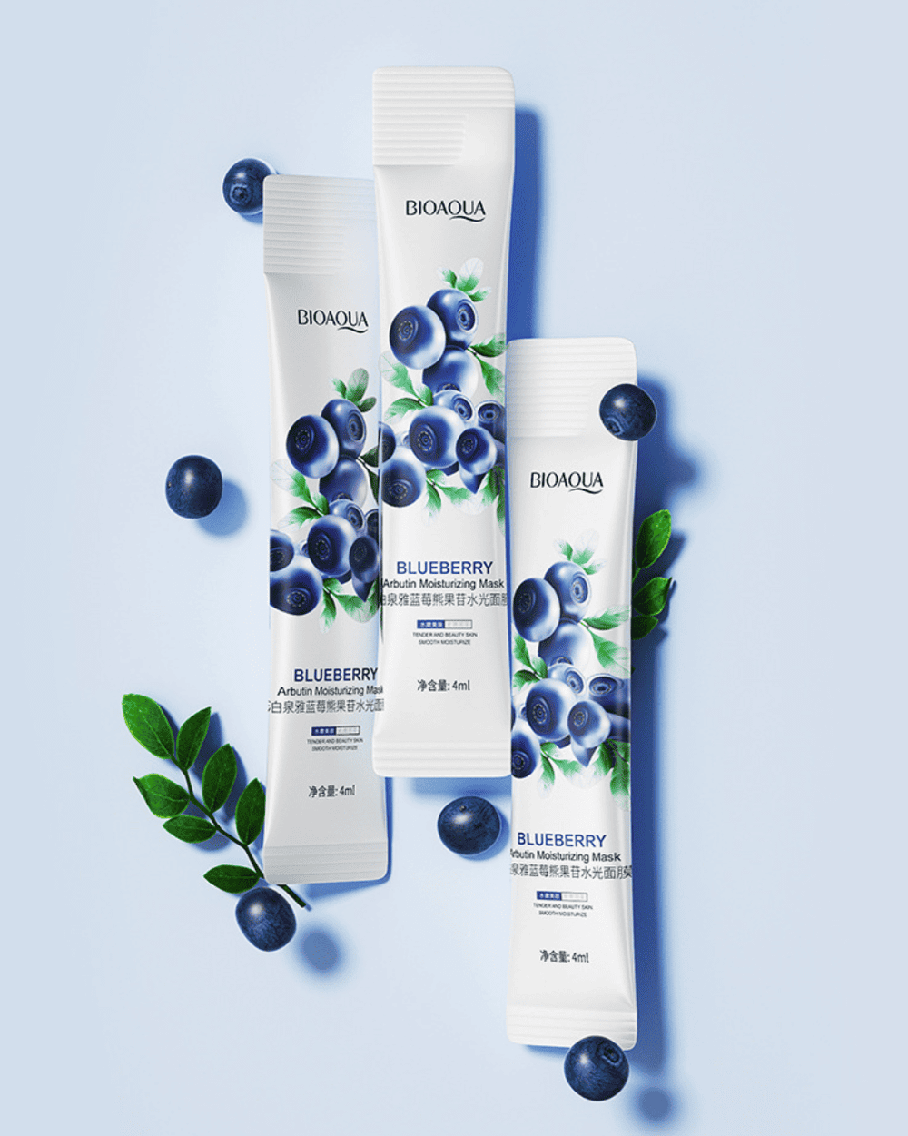 Ночная маска для лица с черникой, 4мл