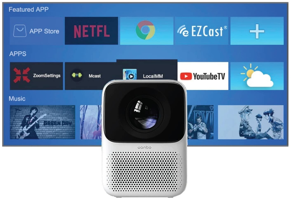 Проектор Wanbo T2 Max Smart Projector