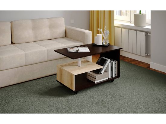 Стол журнальный КОНСУЛ-5 венге / дуб делано