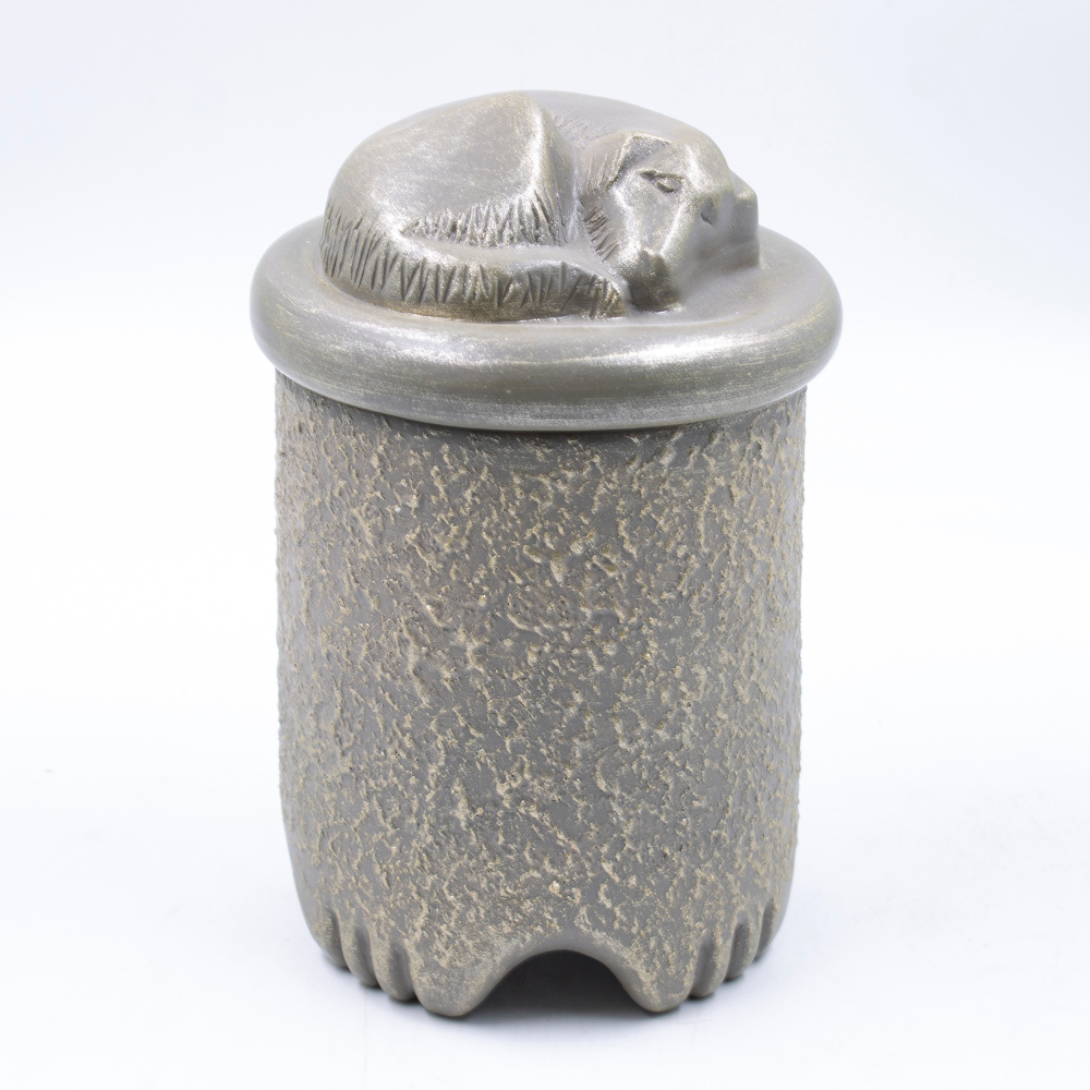 Урна "Собачка" глазурь мерцающая