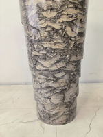 Раковина напольная из мрамора Pedestal Doreng Spiral MN-65926 40х40х90