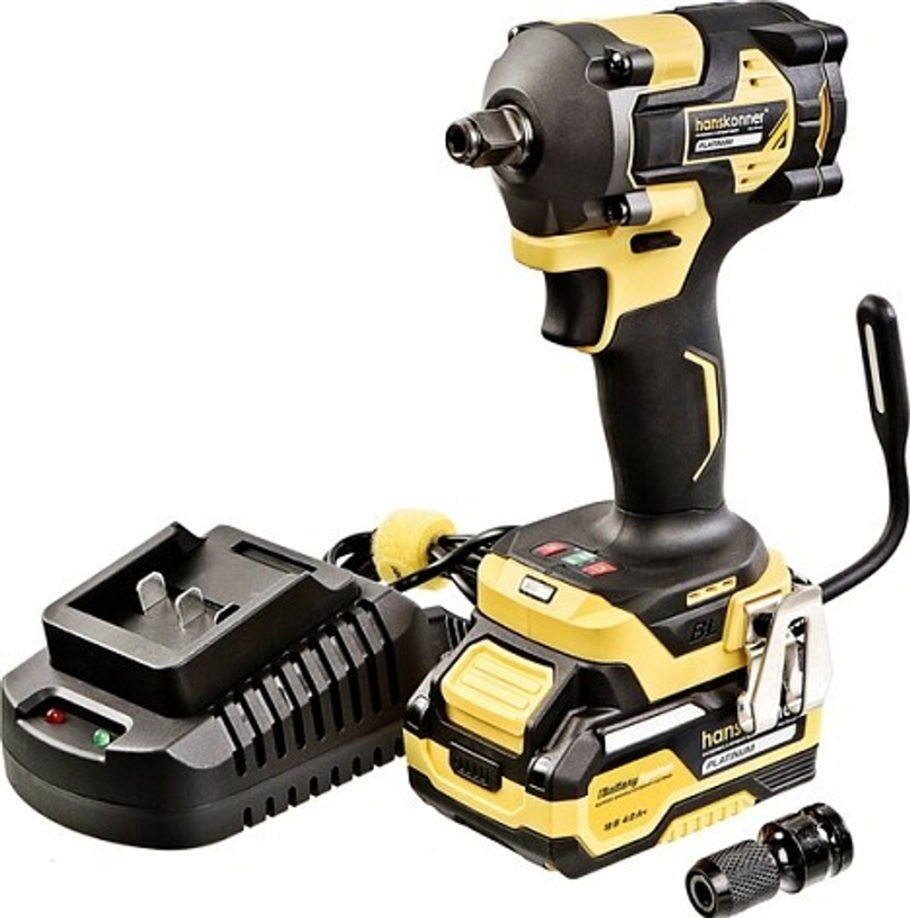 Гайковерт аккумуляторный HANSKONNER HCD20420BLC