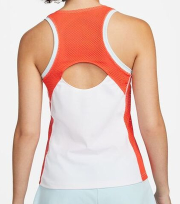 Женский топ теннисный Nike Court Dri-Fit Slam Tank - белый