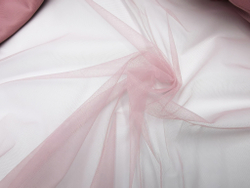 Бюстовая неэластичная сетка, Lauma, лотос (пыльно-розовый), (BS-019)