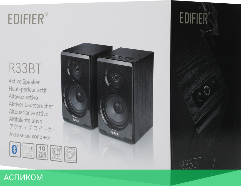 Акустика Edifier R33BT черный/черный