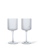Бокалы для белого вина Ferm Living Ripple -Set of 2 - Clear