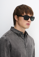 Спортивные очки 100% RIDELEY Soft Tact Black - Grey-Green Lens