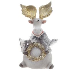 GAEM Фигурка декоративная "Олень", L6,5 W5,5 H19,5 см, 2в.