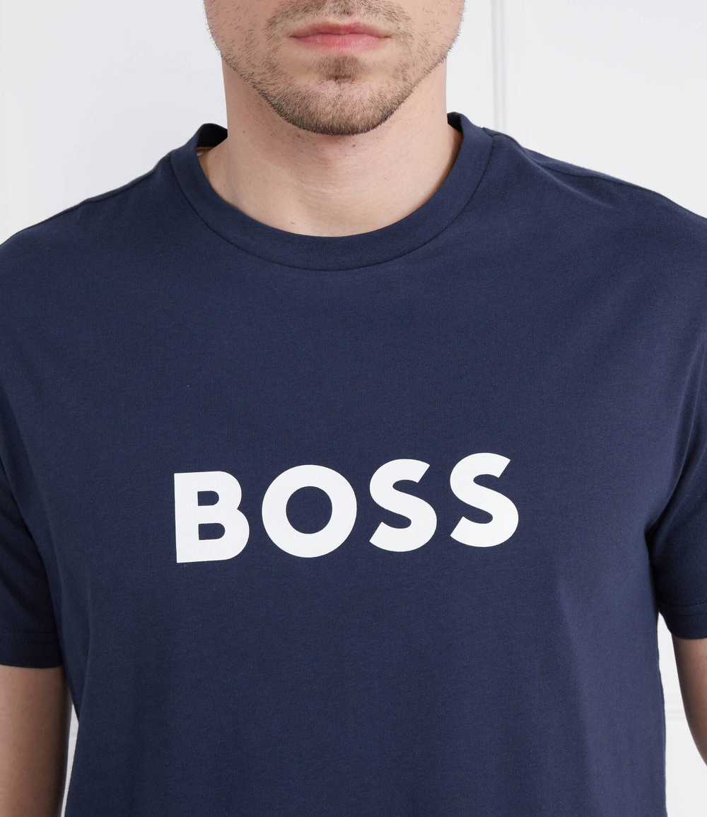 Футболка BOSS BLACK - темно-синий(50491706)