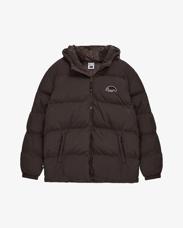 Пуховик AW25 Downjacket Hooded Crispy коричневый - фото 1