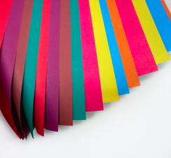 Набор цветной двухсторонней офсетной бумаги 16л. 8цв-Трансформер