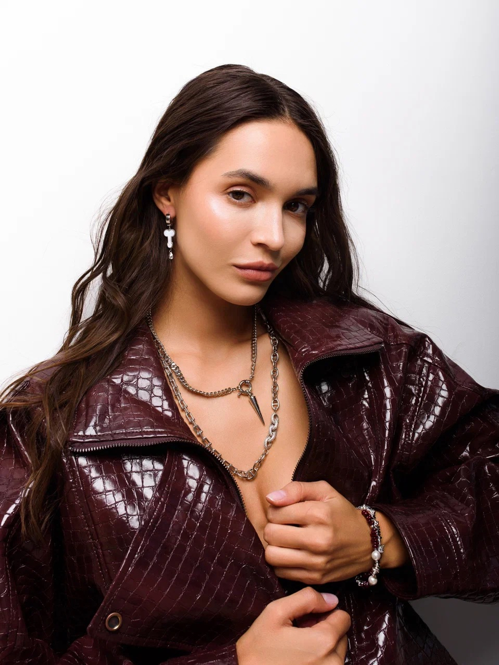 Серьги "Love Or Sex" Red