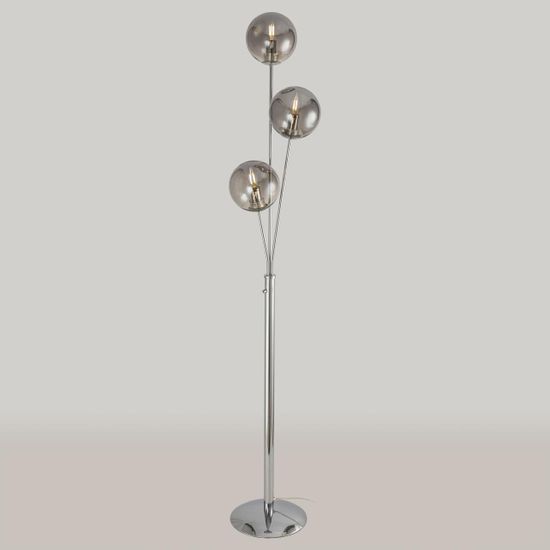 CL102930 Томми Хром+Дымч. Св-к Торшер