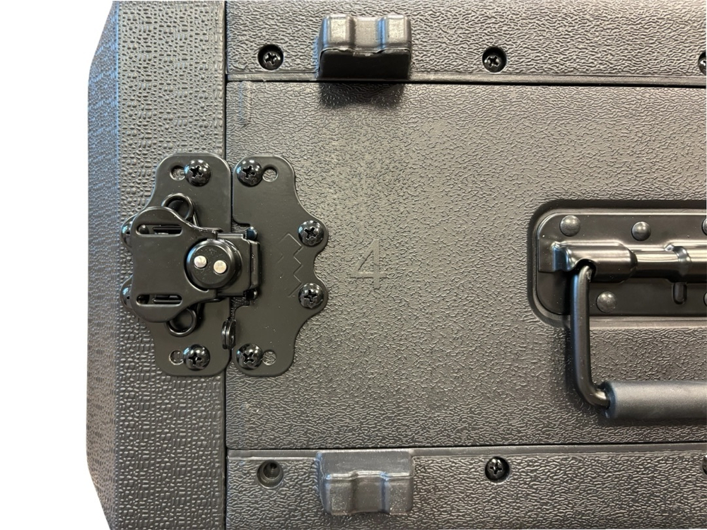 RACK LDPE | Короткий рэковый кейс 4 юнита 390мм +сумочка+ложемент в крышке| LDPE RACK4U390 | Внутр. размеры 485*350*185мм