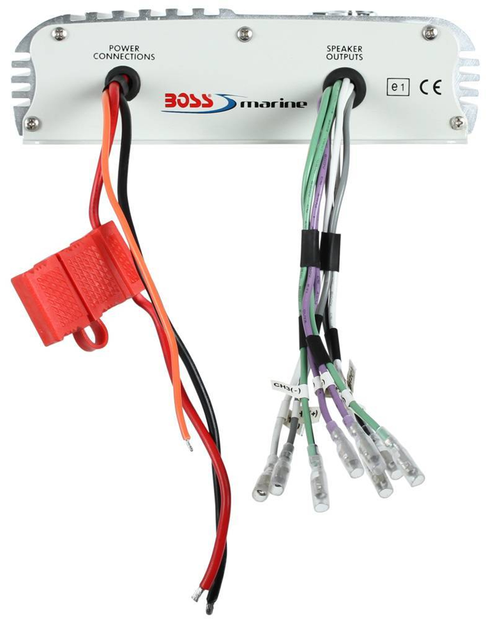 Усилитель с системой оповещения Boss Audio MR1200PA, 1200 Вт, 4 канала