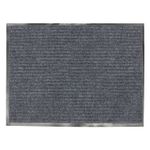 Коврик входной ворсовый влаго-грязезащитный, 90х120 см, толщина 7 мм, серый, VORTEX