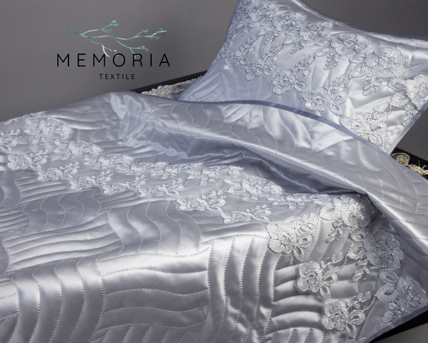 Комплект ритуальный "Богемия" серебро